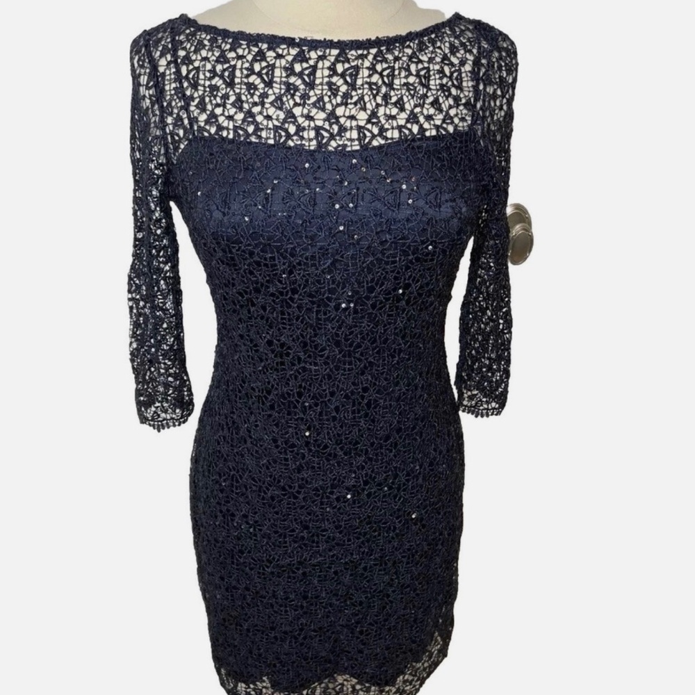 Kay Unger Sequin Dress